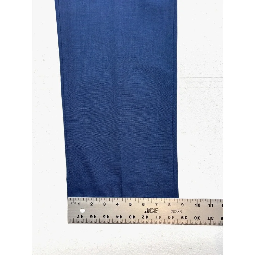 NEW Banana Republic 36x30 Navy Blue Wool Dress Pants Slim Fit Trouser‎ Stretch